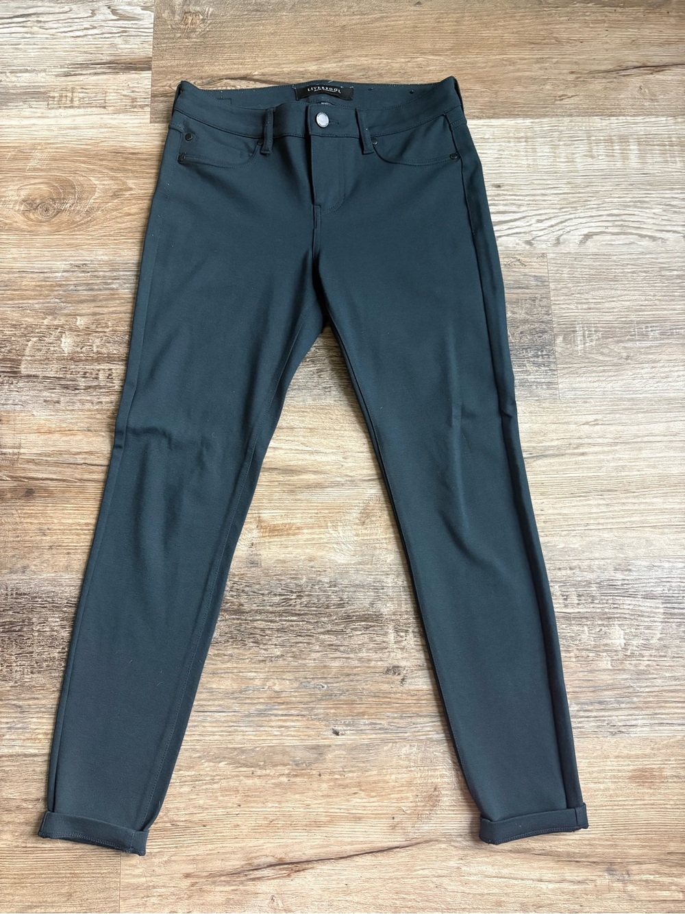 Liverpool Jeans Company Petite Black High-Rise Pants